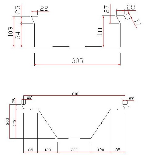 Mic - 240 k-Spanwijdtebroodje die Machine voor Geen Comité van het Balk k-Spanwijdte Overspannen Dak vormen