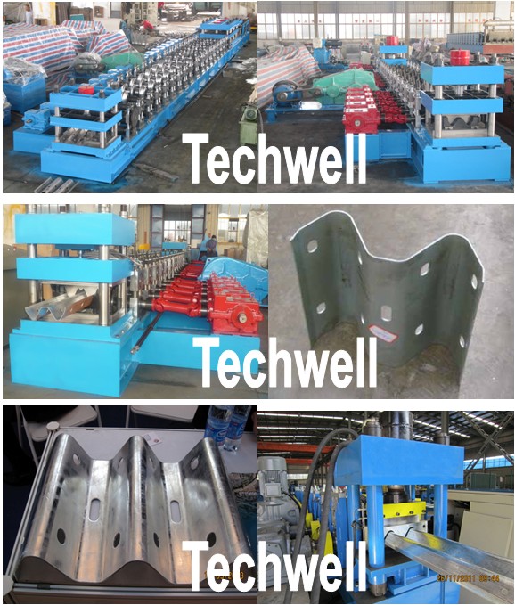 W het Broodje dat van de Straalvangrail Machine voor w-Straal, w-Straalvangrail vormt