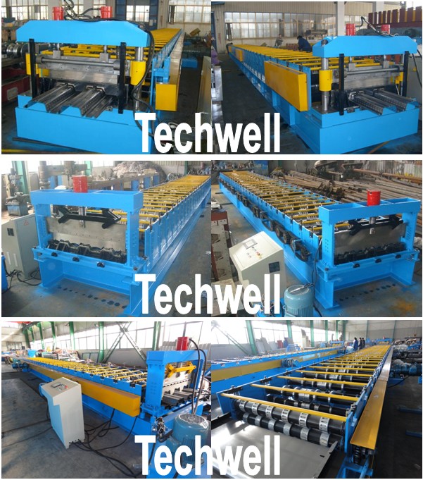Het Comité van de Vloerdecking van de staalstructuur Broodje die Machine met PLC Controlesysteem vormen