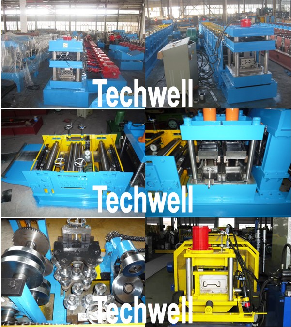 Postbroodje die van de douane het Automatische Vangrail Machine met Gelast Structureel Staal tw-SG100 vormen