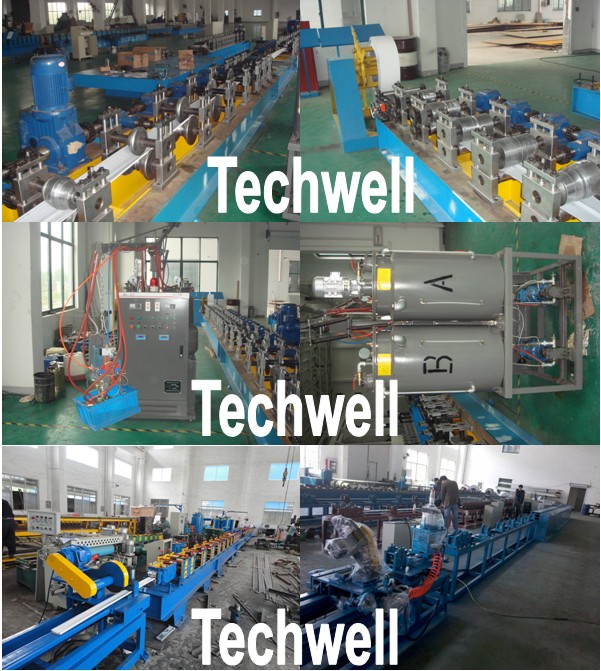 3 - 12m/min Snelheid Handdecoiler die, 0.7 - 1.0mm Pu het Blinddeur van de Schuimrol Machine vormen