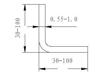 0.4 - 1.0mm de Hoekbroodje die van de Staalmuur Machine met 60mm Asdiameter vormen