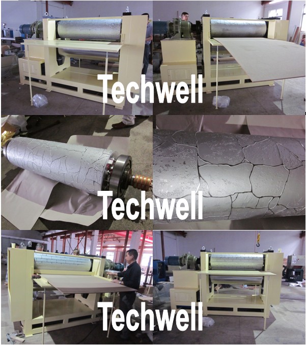 3.8 Tonmdf/Houten het In reliëf maken Machine met omhoog-Benedenbroodje het Verwarmen Apparaat