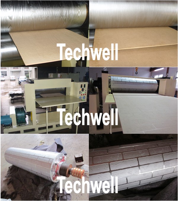 3.8 Tonmdf/Houten het In reliëf maken Machine met omhoog-Benedenbroodje het Verwarmen Apparaat