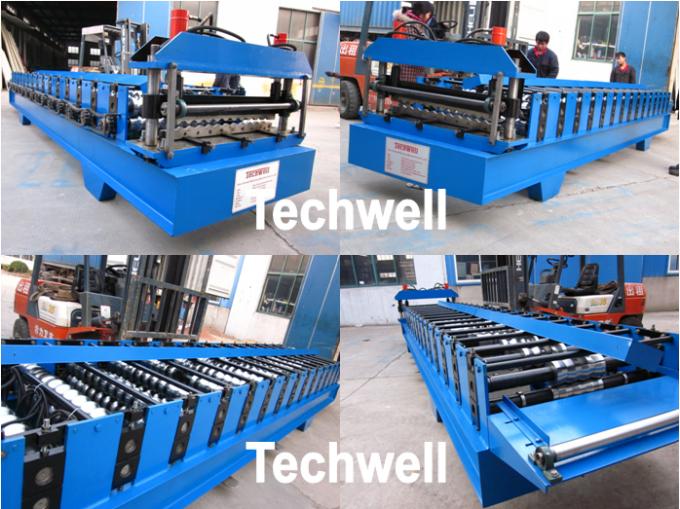 golfbroodje die machine vormen 0.18mm Gegalvaniseerd GolfStaalplaatbroodje dat Machine vormt die naar Malawi wordt uitgevoerd