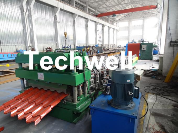 7.5KW het Broodje die van de metaaltegel Machine voor Kleurenstaal/Gegalvaniseerde Rol vormen