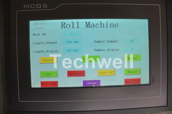 7.5KW het Broodje die van de metaaltegel Machine voor Kleurenstaal/Gegalvaniseerde Rol vormen