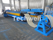 7.5KW Power PU Panel Roof Cold Roll Forming Machine With 13-20 Forming Stations