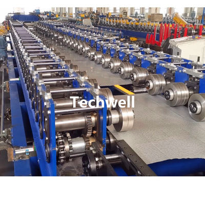 Supermaket Racking Shelf Panel Roll Forming Machine With Hydraulic Cutting Bending