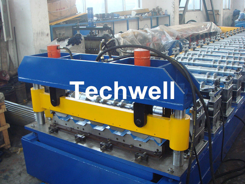 Het hydraulische scherpe Metaaldakwerk walst het Vormen van Machine 13 - 22 Posten TW27-195-780 koud