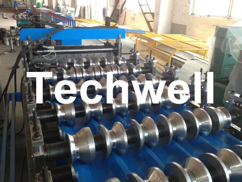 Het hydraulische scherpe Metaaldakwerk walst het Vormen van Machine 13 - 22 Posten TW27-195-780 koud
