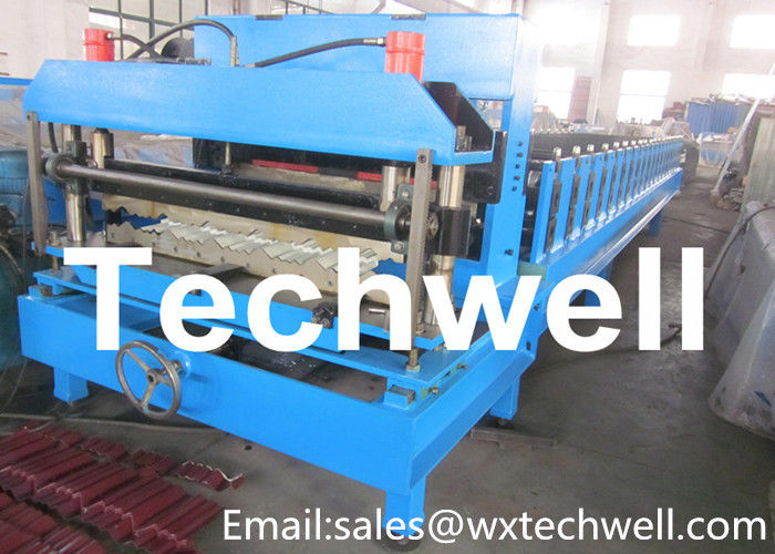 Hydraulisch Knipsel het Broodje die van de 13 - 22 Postentegel Machine voor de Tegel van het Metaaldak vormen