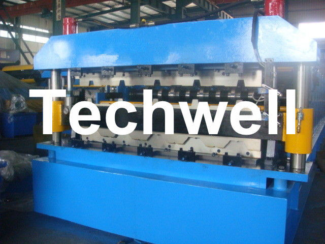 Dubbel Laagbroodje die Machine voor Dakwerkblad vormen die Machine met Hydraulisch Knipsel vormen