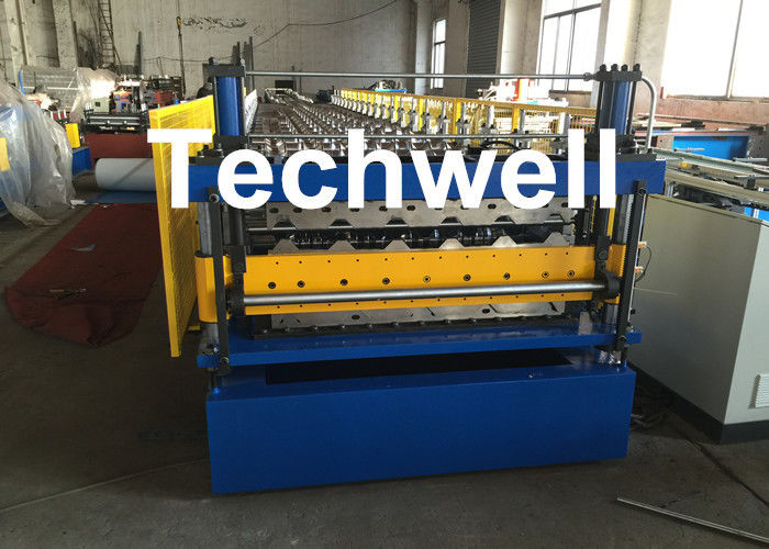 Dubbel Laagbroodje die Machine voor Dakwerkblad vormen die Machine met Hydraulisch Knipsel vormen