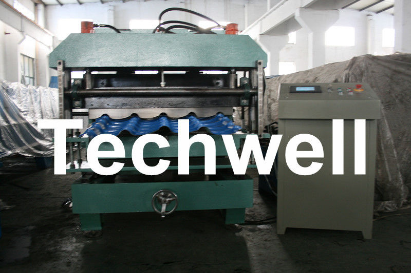 Het metaaldak/het Kleurenstaal verglaasde Tegelbroodje Vormt Machine, Machine van de Kleuren de Staal Verglaasde Tegel
