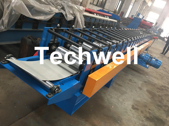 0-15m/Min het vormen van Snelheidsdownpipe Machine, Rainspout-Broodje die Machine met Roldikte 0.40.6mm vormen