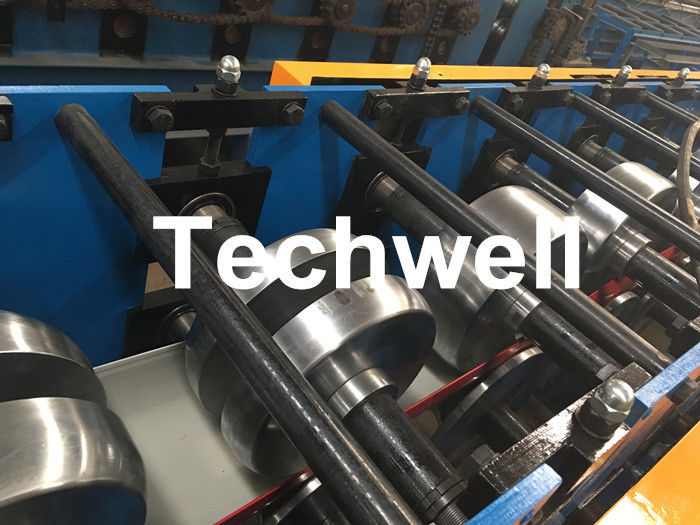 0-15m/Min het vormen van Snelheidsdownpipe Machine, Rainspout-Broodje die Machine met Roldikte 0.40.6mm vormen
