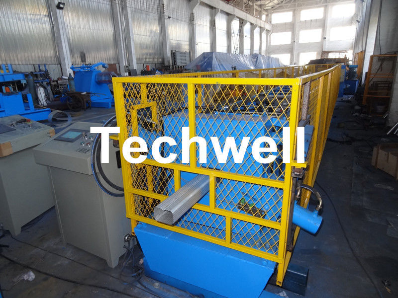 3“ * 4“ Rechthoekig Rainspout Broodje die Machine voor Regenwaterdownpipe vormen, Waterpijp