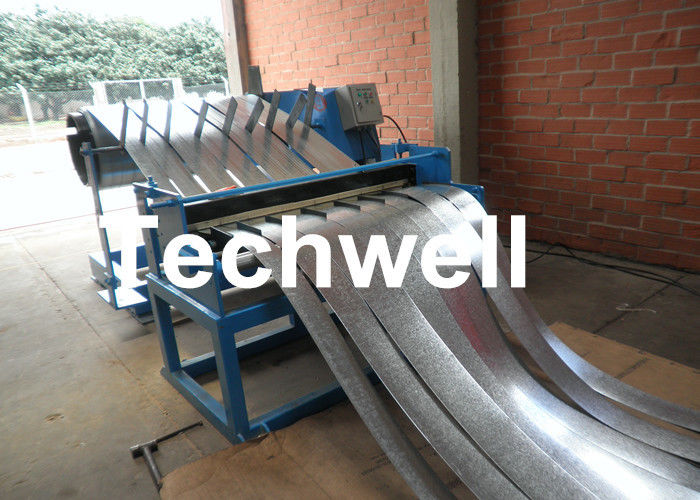 Q235/Q350 0.2 - 2.0mm Koolstofstaal, Eenvoudige Scheurende de Snijmachinelijn van het Kleurenstaal