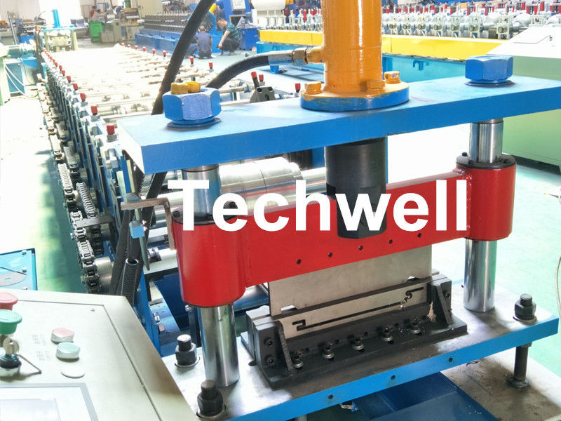 Het aluminium, de Bevindende Naad van PPGI walst het Vormen van Machine met Hydraulisch Scherp Type koud