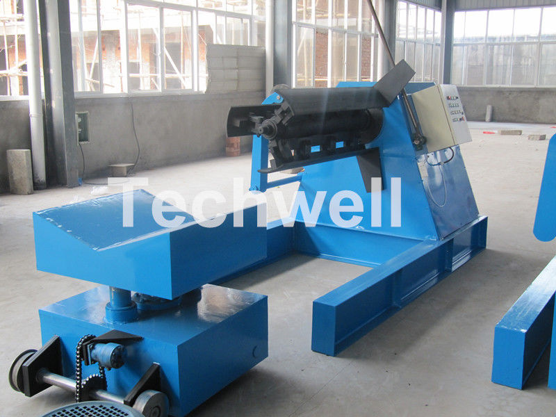 7 / 10/15 Ton het Staalrol Decoiler van de Gewichtscapaciteit met Regelbare het Werk Snelheid