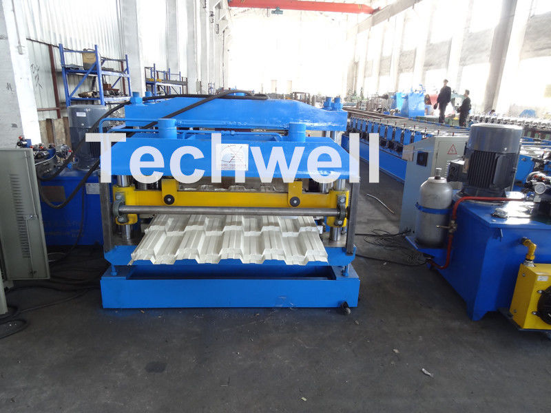 7.5KW het Broodje die van de metaaltegel Machine voor Kleurenstaal/Gegalvaniseerde Rol vormen