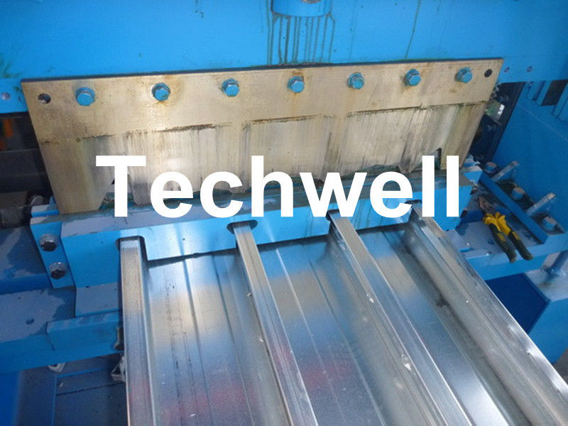 0.8 - 1.5mm van de Vloerdecking van het Staalmetaal het Bladbroodje die Machine voor het Dek van de Dakvloer vormen