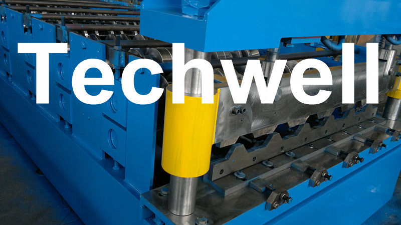 Het Bladbroodje die van het metaaldakwerk Machine, Dakwerkblad vormen die Machine met 20 het Vormen zich Posten maken