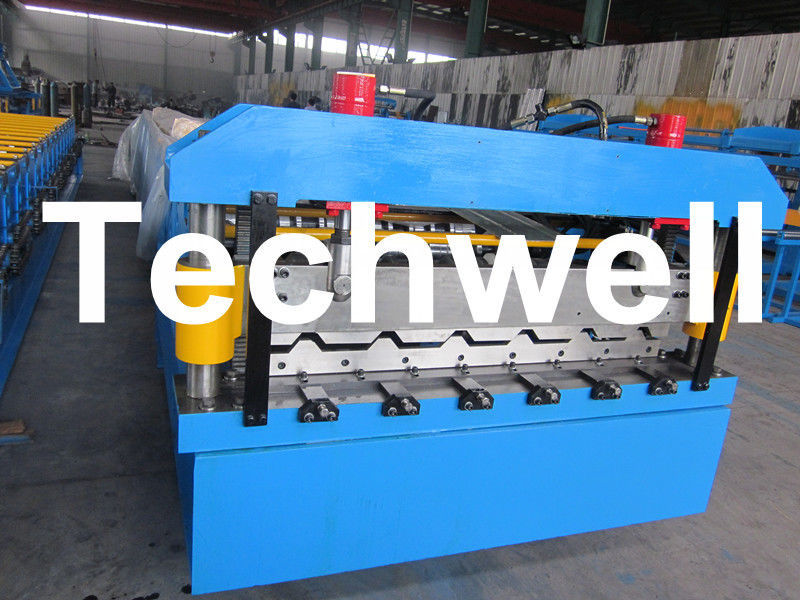 5.5 KW-het Dakbroodje die van het Staalmetaal Machine met Hand, Automatische Decoiler vormen