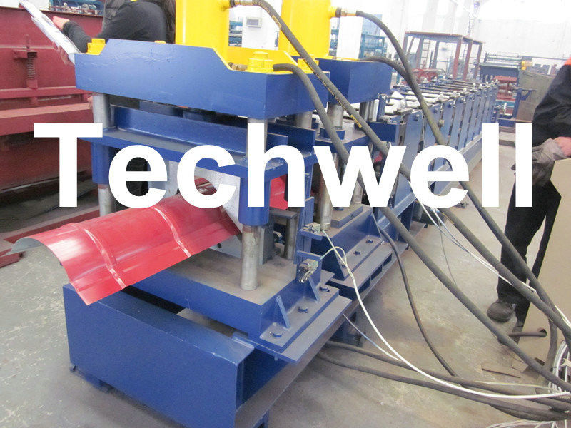 Het hoogwaardige 45# Hydraulische Scherpe Broodje die van de Randtegel Machine met PLC Controle vormen