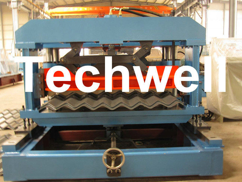 Verglaasd Tegelbroodje die Machine voor de Tegel van het Kleurenstaal, de Bekleding van de Dakmuur, Golftegel vormen