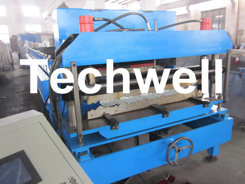 Het hydraulische Broodje die van de Kleurenstaal Verglaasde Tegel Machine voor Muurbekleding vormen, de Tegel van het Metaaldak