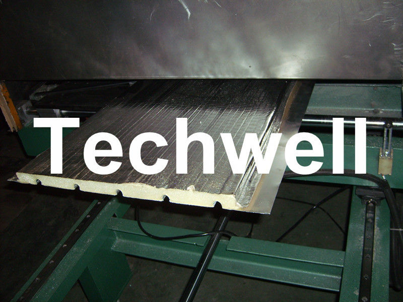 Ononderbroken het Comité van de Rubberriempu Sandwich Productielijn voor 30 - 100mm Pu Sandwichcomités