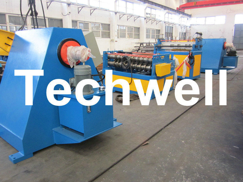 30KW Blad die van het hoge snelheids het Eenvoudige Metaal Machinelijn scheuren om Rol in 10 Stroken te snijden