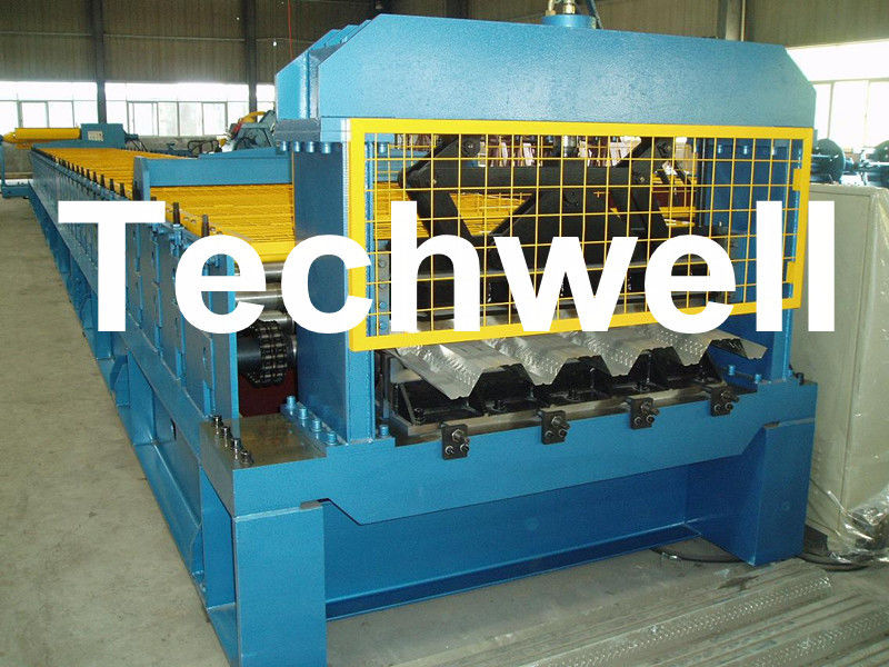 Gekleurd van de Vloerdecking van de Staal380v 3 fase 50Hz het Bladbroodje die Machineplc Controle vormen