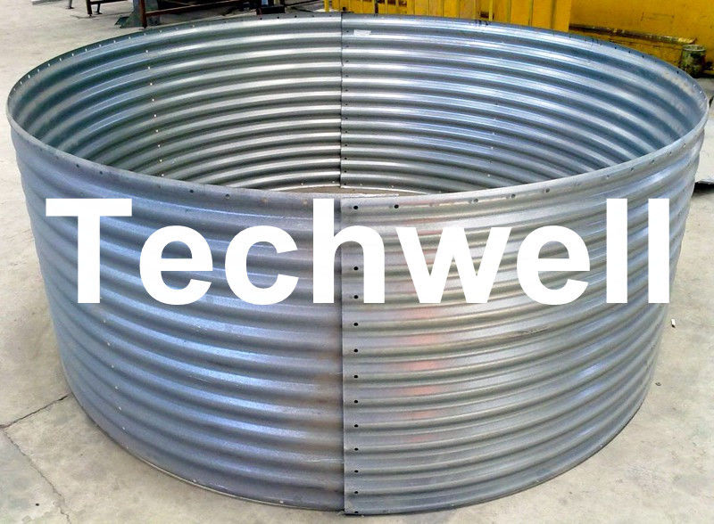 180KW silostaal Golfcomité Broodje die Machine voor Silo Zijcomité tw-SILO vormen
