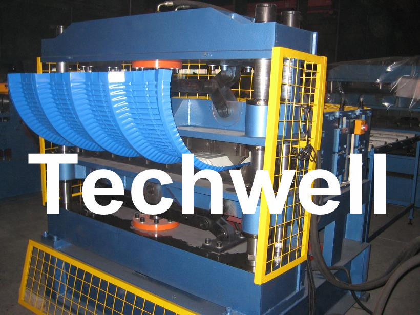 0 - 12m/min het Buigen Snelheid/PLC Controledak die Gebogen Machine voor Dak het Buigen plooien